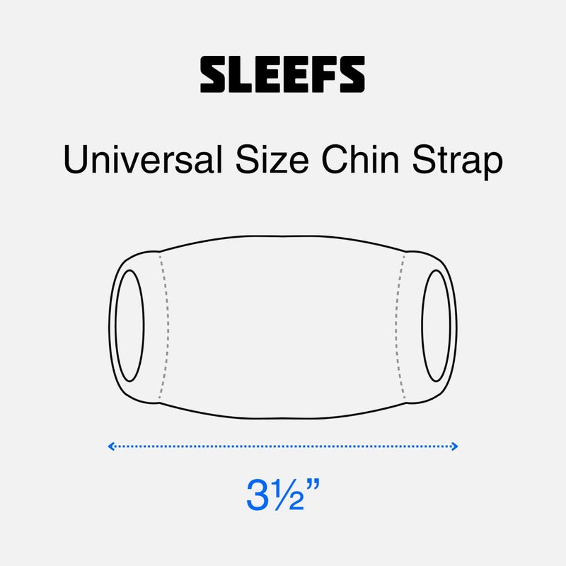 SLEEFS Football Chin Strap Cover - One Size Fits All Cushion - Shield Compatible with Virtually All Helmets - Adult and Youth - Image 3